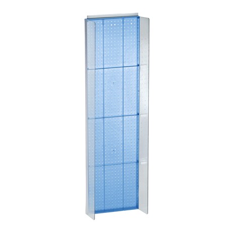 Azar Displays 16"W x 60"H Pegboard Powerwing Display 700356-BLU